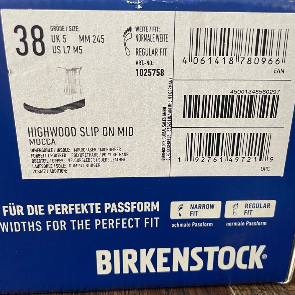 Birkenstock Highwood Slip On Mid Mocca - Picture 6 of 6